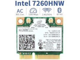 Wlan Wifi + Bluetooth Intel 7260HMW Mini PCI-E 7260 Dual Band 2.4G/5Ghz 4.0 802.11 717384-001 DEMO